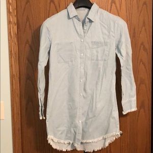 Denim shirt dress/tunic